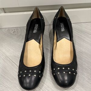 Michael Kors Black Studded Heels